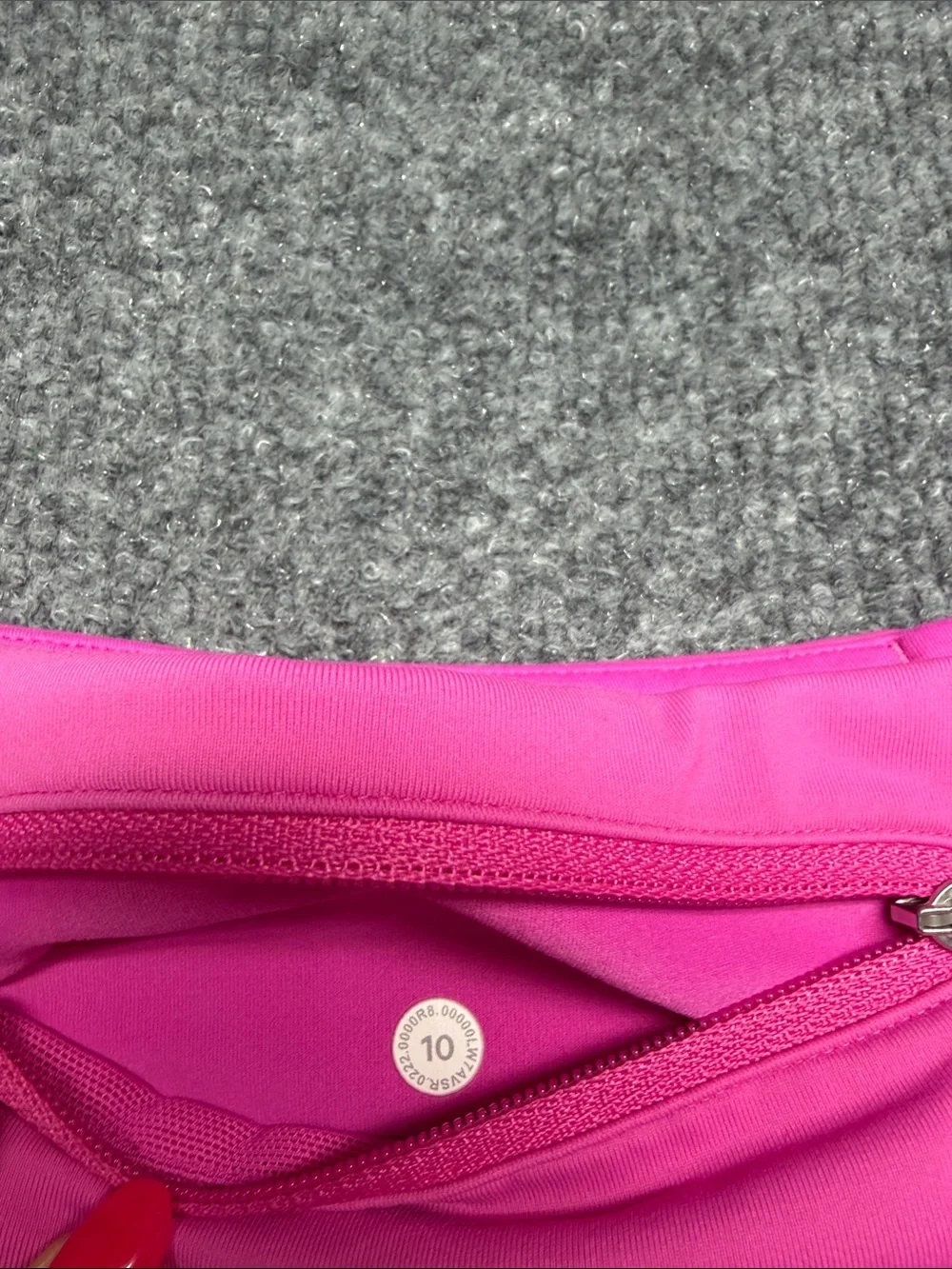 Lululemon Speed Up Shorts in the bright Sonic Pink colorway